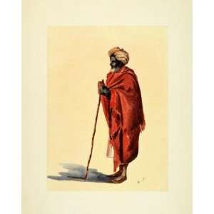   Turban Southern India Costume Elder   Original Color Print: Home