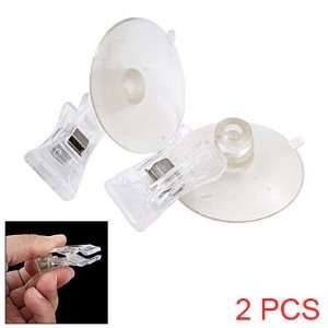   PCS 47mm Clear Plastic Wall Suction Cup Clip Clamp: Kitchen & Dining