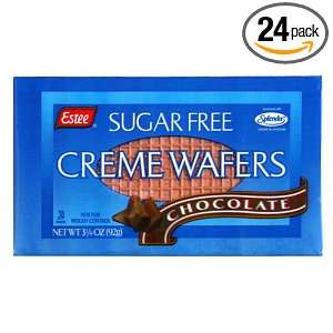 Estee Chocolate Wafers, 3.25 Ounce Unit (Pack of 24):  