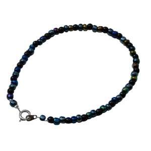 Handmade Blue Bead Bracelet 