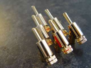 Individual 24k WBT Style Locking 45 Degree Banana Plugs. D.I.Y!!