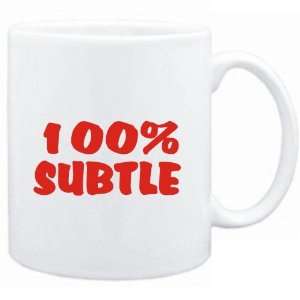  Mug White  100% subtle  Adjetives