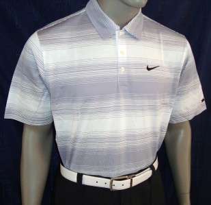   2011 FA Nike Tiger Woods Veri Fine Strp Tour w/ Ribbon Golf Polo Shirt