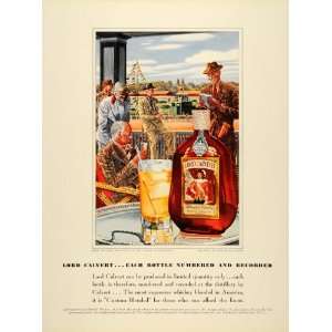  1939 Ad Lord Calvert Blended Whiskey Derby Racetrack 