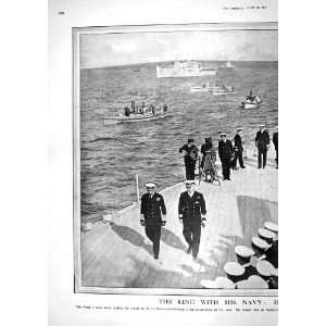  1917 KING BRITISH NAVY SAILORS SUBMARINE WAR NIXON 
