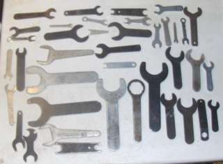 Machinist Shop Machine Wrench Lot 37 Pcs.  