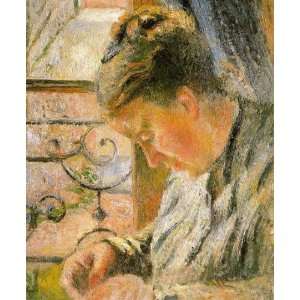   of Madame Pissarro Sewing near a Window: Camill: Home & Kitchen