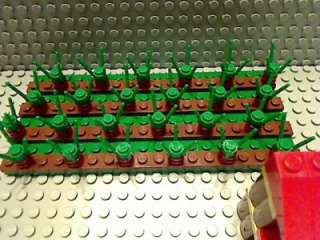 LEGO STRAWBERRY FIELD & STAND Kiosk Fruit Plant Patch  