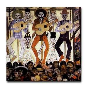  Diego Rivera Art Tile Set Day of the Dead Tile1/2 Fine art 