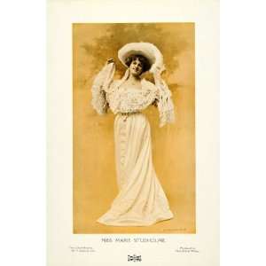  1907 Print Marie Studholme British Actress Victorian 
