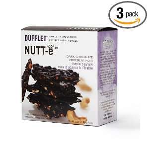 Dufflet Small Indulgences Nutt E Dark Chocolate Plus Maple Cashew, 110 