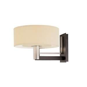  Sonneman 4301.55 Struttura Wall Sconce, Satin Nickel: Home 