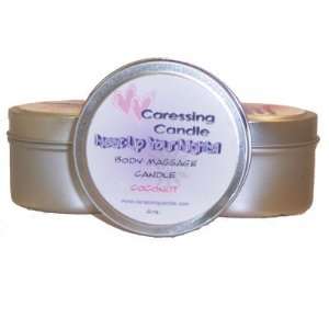  Caressing Candle Body Massage Candle, Coconut Health 