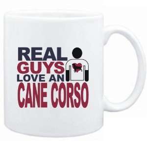  Mug White  Real guys love a Cane Corso  Dogs