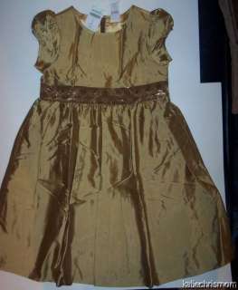 NWT girls 8 Gymboree PRIM & AND PROPER Stunning GOLD Silk Holiday 