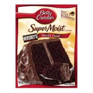 Betty Crocker Cake Mix Devils Food   12 Grocery & Gourmet Food
