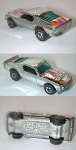 Redline Hotwheels Chrome 1974 Mustang Stocker  