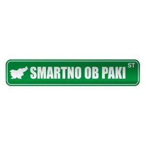   :  SMARTNO OB PAKI ST  STREET SIGN CITY SLOVENIA: Home Improvement