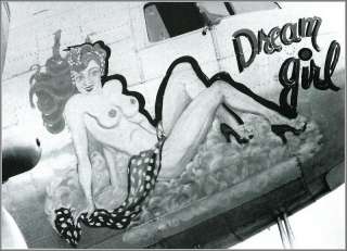 Photo: Nose Art: Dream Girl, C 47 Skytrain, WWII  