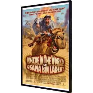  Where in the World is Osama Bin Laden? 11x17 Framed 