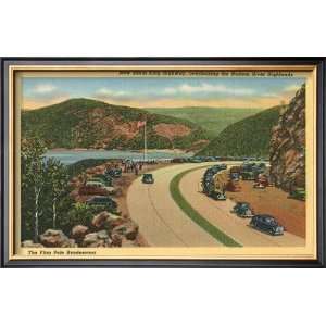  New Storm King Highway, Hudson River Highlands Framed Art 