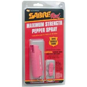    KJB Security P125 Sabre Red Pepper Spray   Pink: Home Improvement