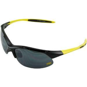  Iowa Hawkeyes Navy Blue Gold Half Frame Sunglasses: Sports 