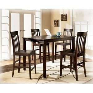  Rect Ht Table w/(4) Bar Stools (5/Ctn): Home & Kitchen