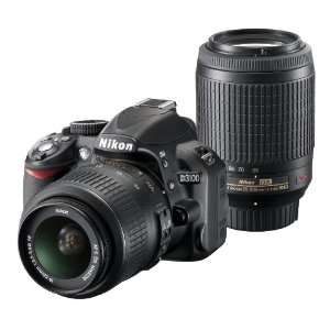  Nikon D3100 Camera with Nikon Af s Dx 18 55mm , Af s Dx 55 
