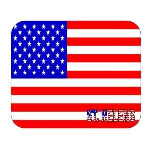  US Flag   St. Helens, Oregon (OR) Mouse Pad: Everything 
