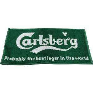 Carlsberg Bar Towel:  Kitchen & Dining