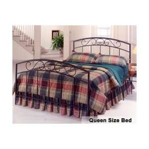  Queen Size Bed   Wendell Metal Bed in Black