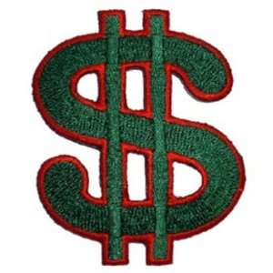  Dollar Sign Patch Green & Red 3 Patio, Lawn & Garden
