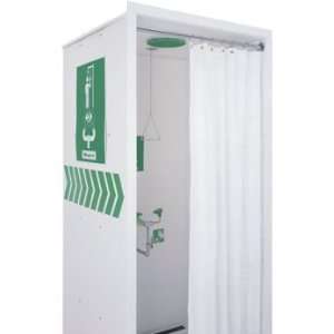   standing combination emergency drench shower and eye/face wash units