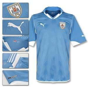  10 11 Uruguay Home Authentic Players Jersey Sports 