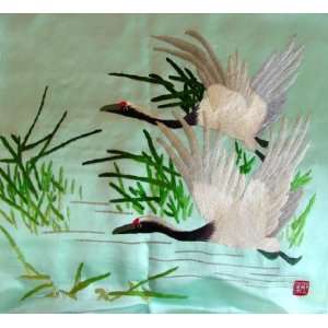  Chinese Hunan Silk Embroidery Flower Bird: Everything Else