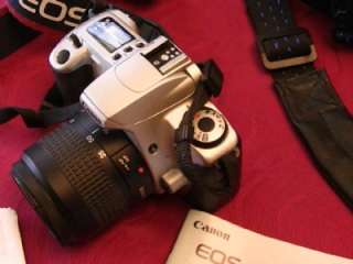 Canon EOS Rebel 2000 35mm SLR Film Camera w/canon zoom EF 35 80mm 14 