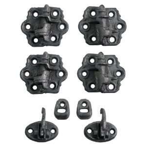  Set of Clarks Tip Cast Iron Shutter Hinges With 1 1/4 