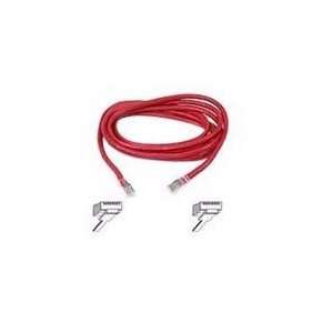   Components Crossover Cable RJ45M/RJ45M 30 Feet Cat 6 Red Electronics