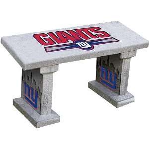   Team Sports New York Giants Stained Concrete Bench: Sports & Outdoors