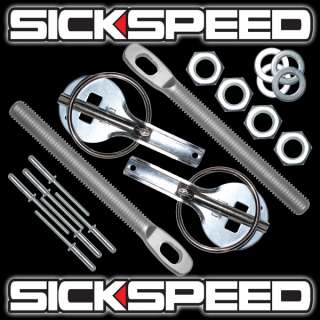   SECURITY NON LOCKING HOOD PIN LATCH KIT FOR CARBON FIBER HOOD/TRUNK