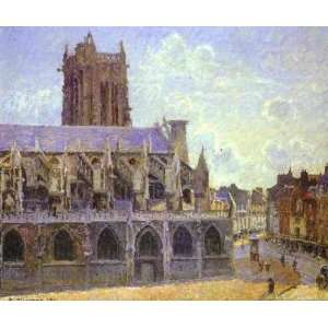  Camille Pissarro   32 x 26 inches   The Church of St. Jacques at Die
