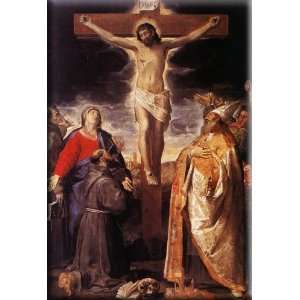  Crucifixion 21x30 Streched Canvas Art by Carracci 
