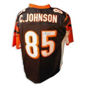  Chad Johnson Autographed Black Custom Jersey Sports 
