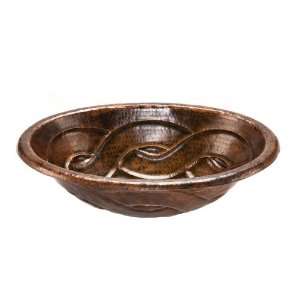  Oval Braid Self Rimming Hammered Copper Sink: Home 