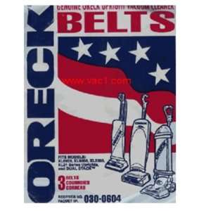  Oreck XL Upright Belt 3 in a pack 