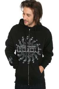 Tool Black Spiral Zip up Hoodie Hot Topic Small  
