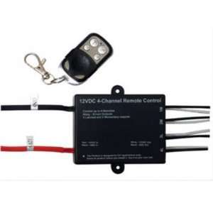   RM09 12VDC Remote Relay Switch w/ 4 Outputs, Key Fob Electronics