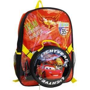  School Supplies Disney   Cars Backpack and Tire Lunch Bag 