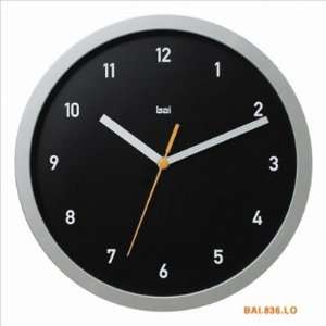  Bai Design 833 Designer Wall Clock Color: Logic Black 